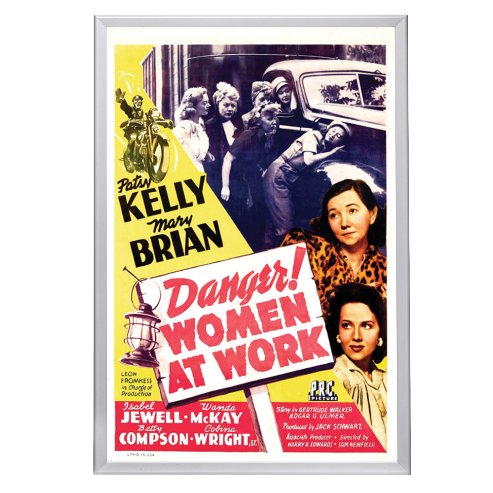 "Danger! Women At Work" (1943) Framed Movie Poster