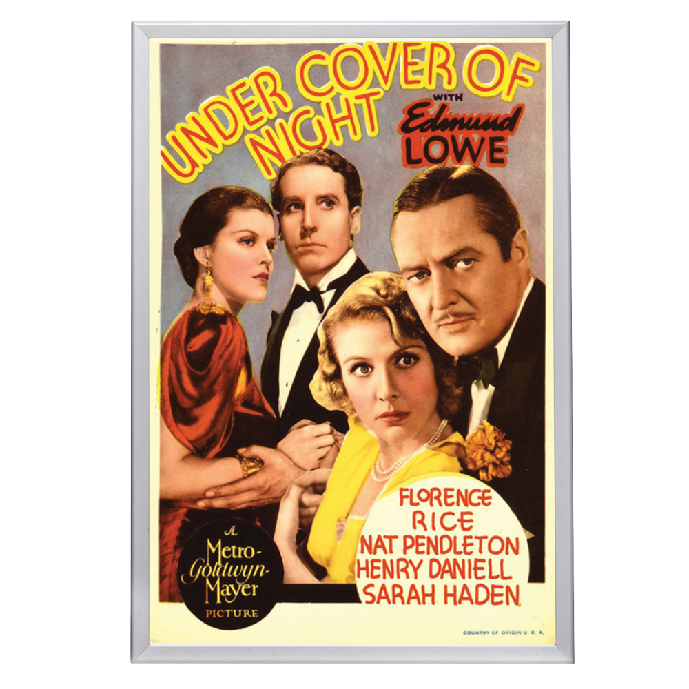 "Under Cover Of Night" (1937) Framed Movie Poster