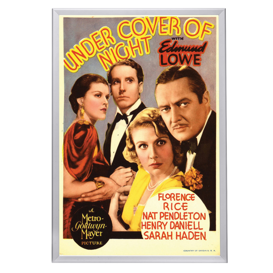 "Under Cover Of Night" (1937) Framed Movie Poster