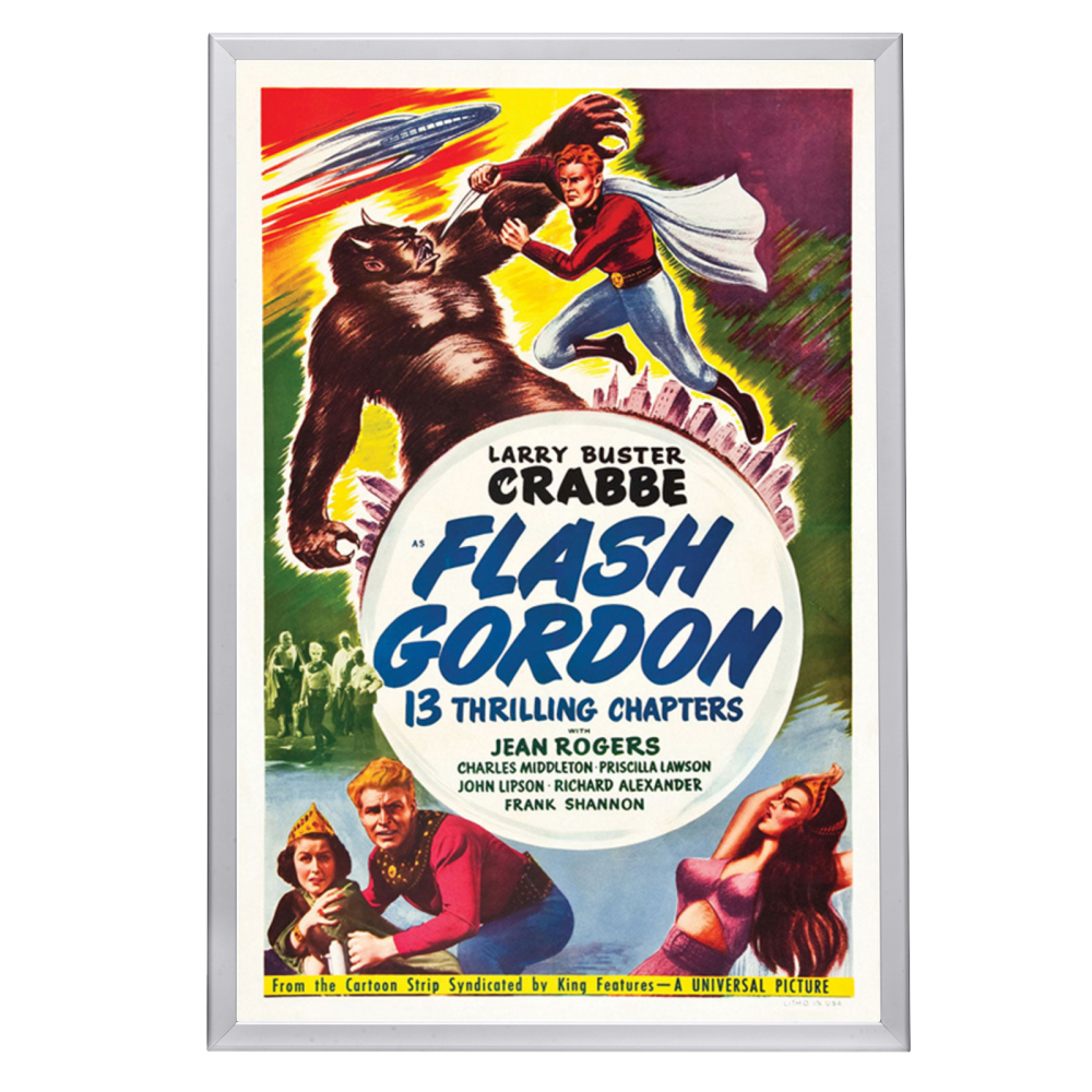 "Flash Gordon" (1936) Framed Movie Poster