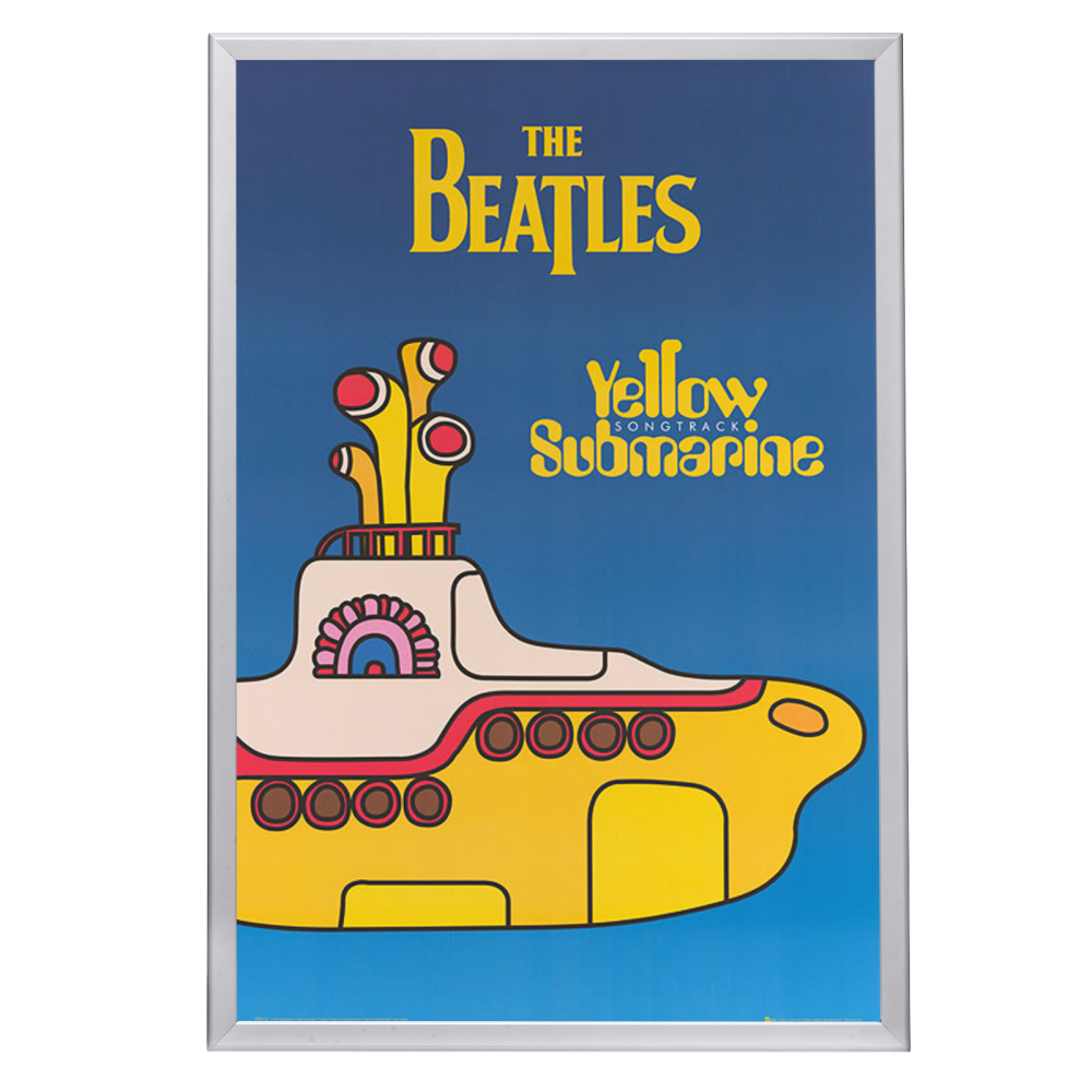 "Yellow Submarine" (1968) Framed Movie Poster