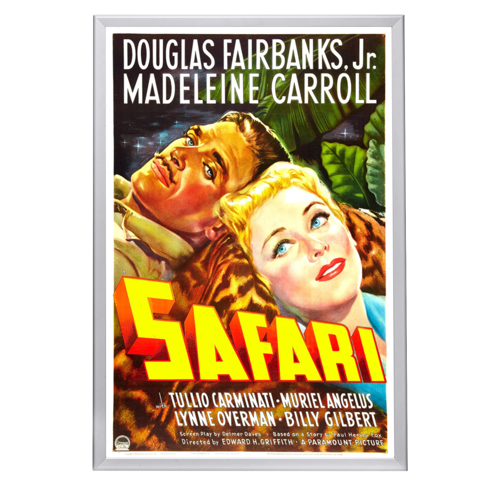 "Safari" (1956) Framed Movie Poster