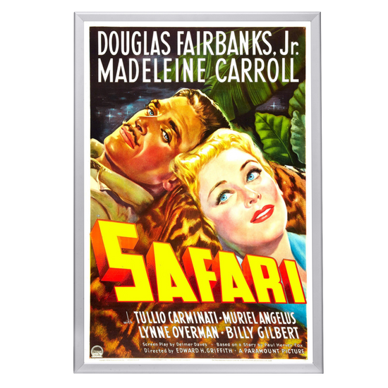 "Safari" (1956) Framed Movie Poster