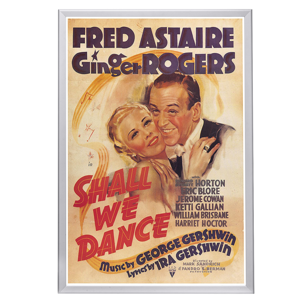 "Shall We Dance" (1937) Framed Movie Poster