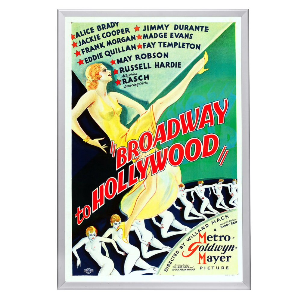 "Broadway To Hollywood" (1933) Framed Movie Poster