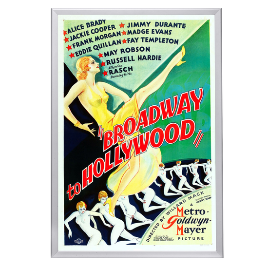 "Broadway To Hollywood" (1933) Framed Movie Poster