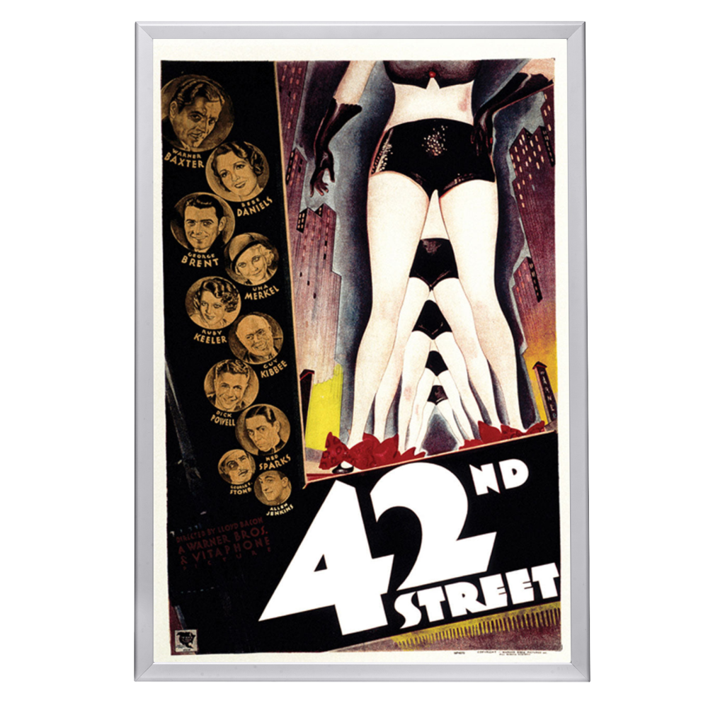 "42nd Street" (1933) Framed Movie Poster