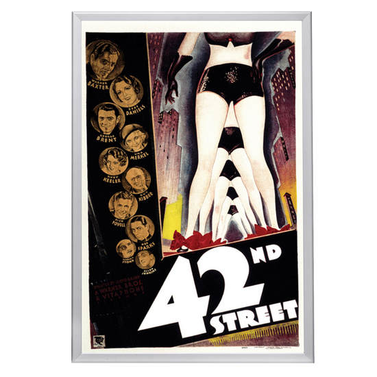 "42nd Street" (1933) Framed Movie Poster