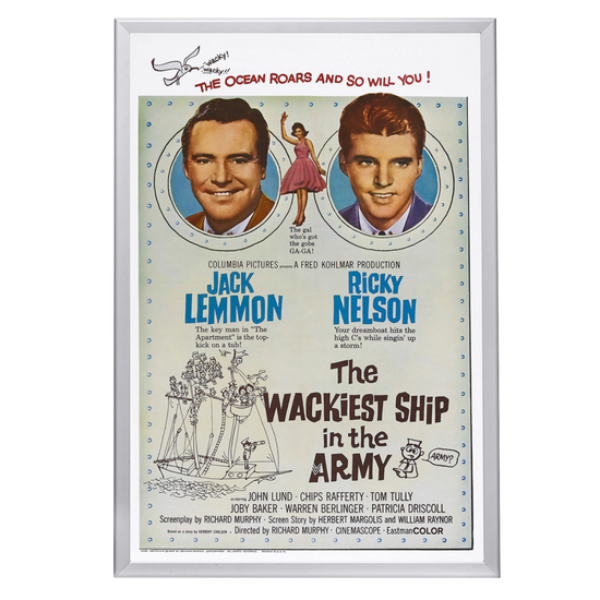 "Wackiest Ship In The Army" (1960) Framed Movie Poster