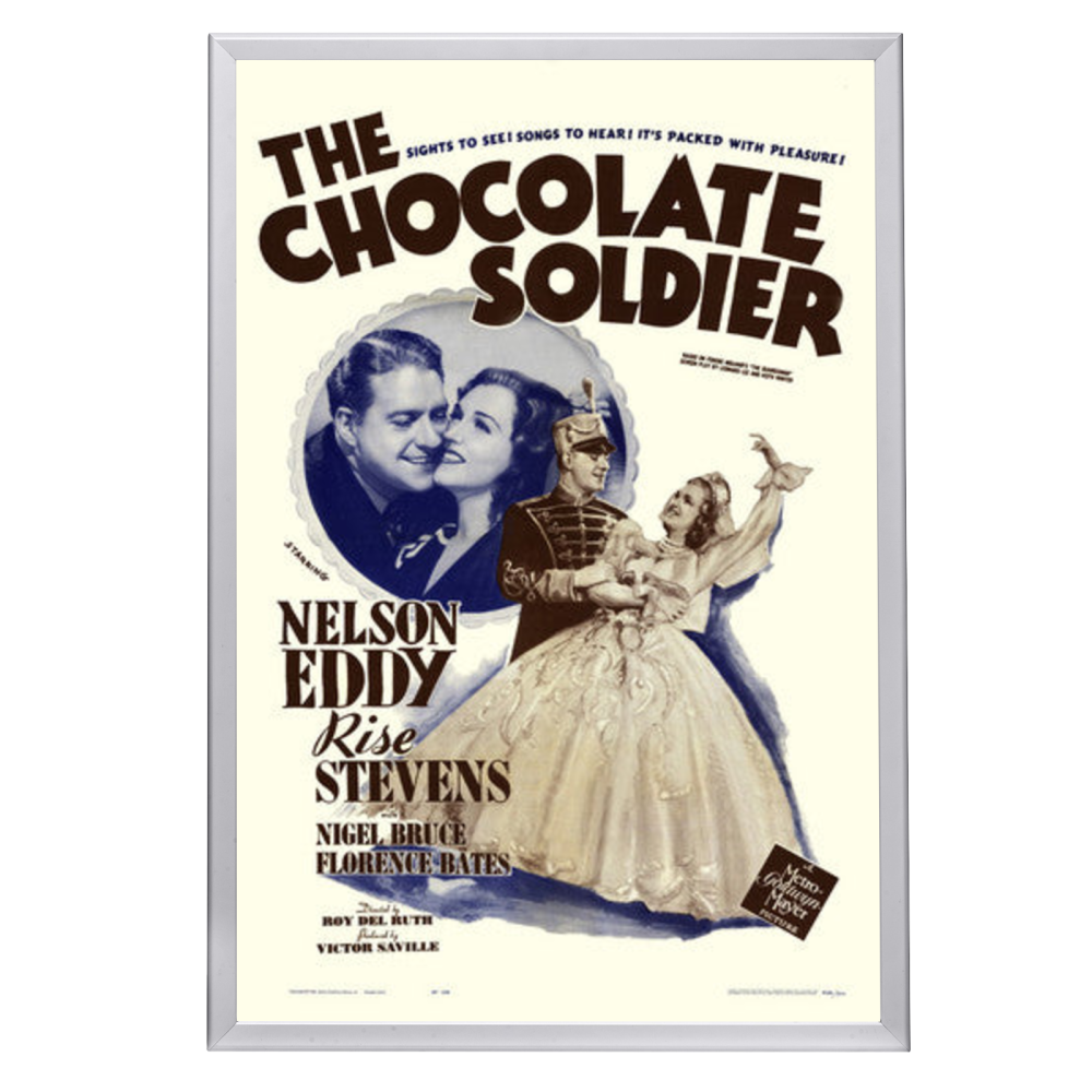 "Chocolate Soldier" (1941) Framed Movie Poster