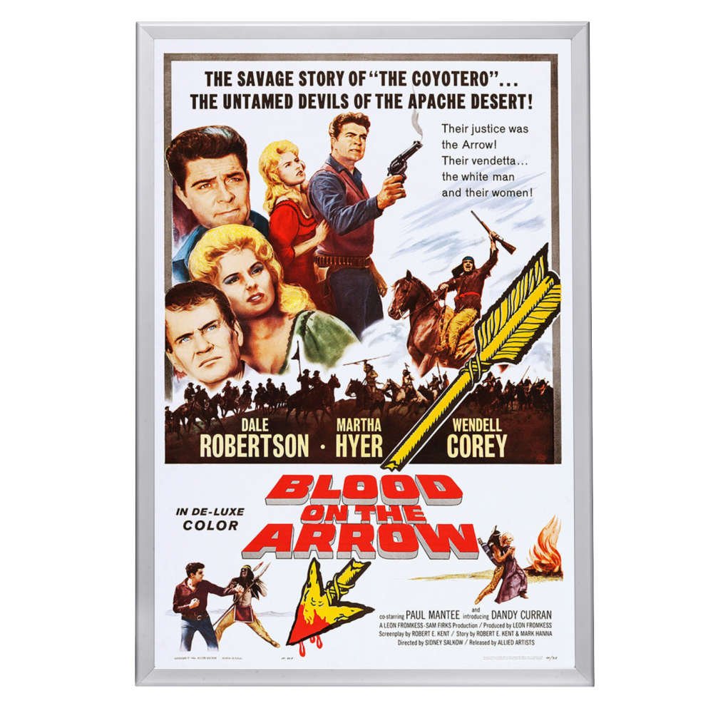 "Blood On The Arrow" (1964) Framed Movie Poster