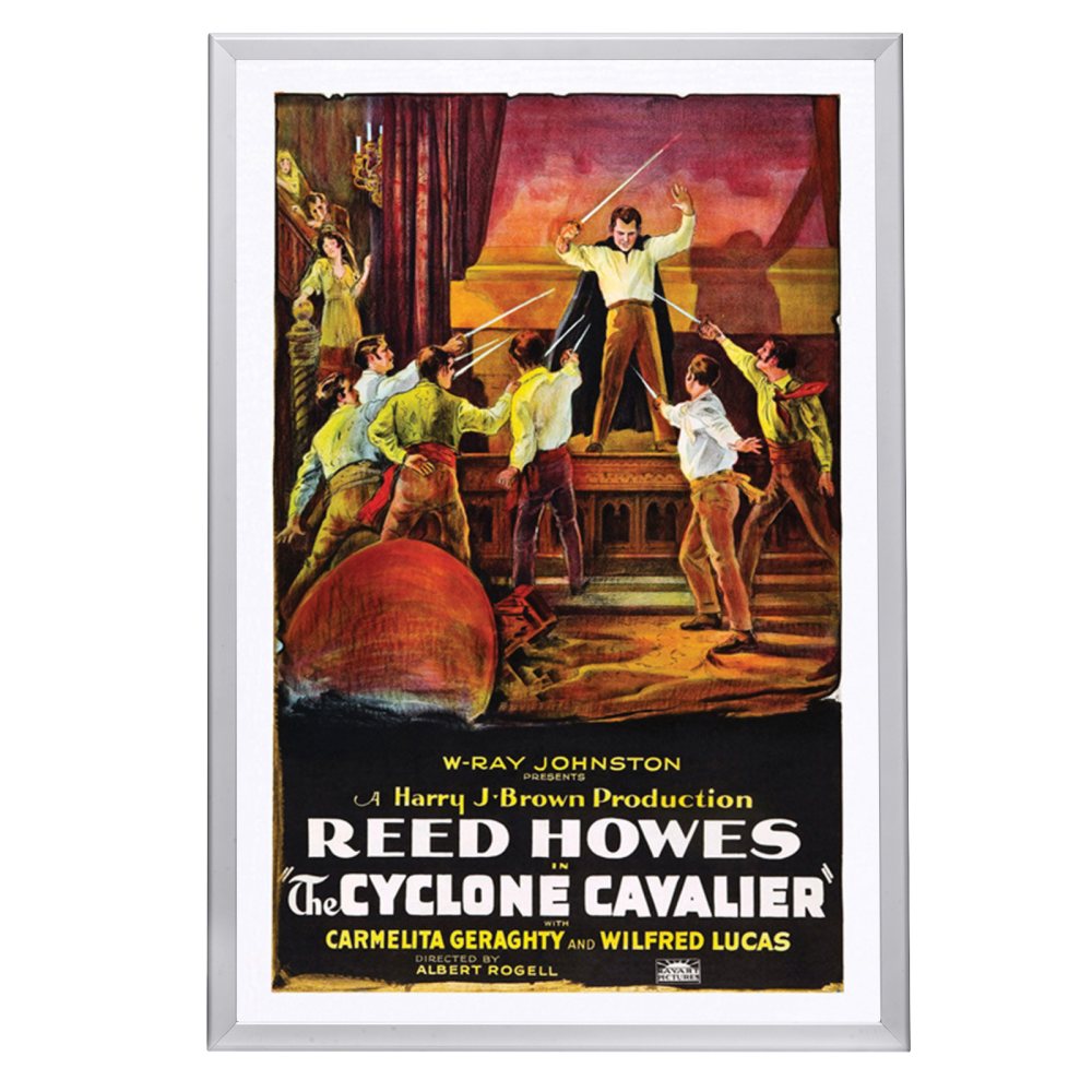 "Cyclone Cavalier" (1925) Framed Movie Poster