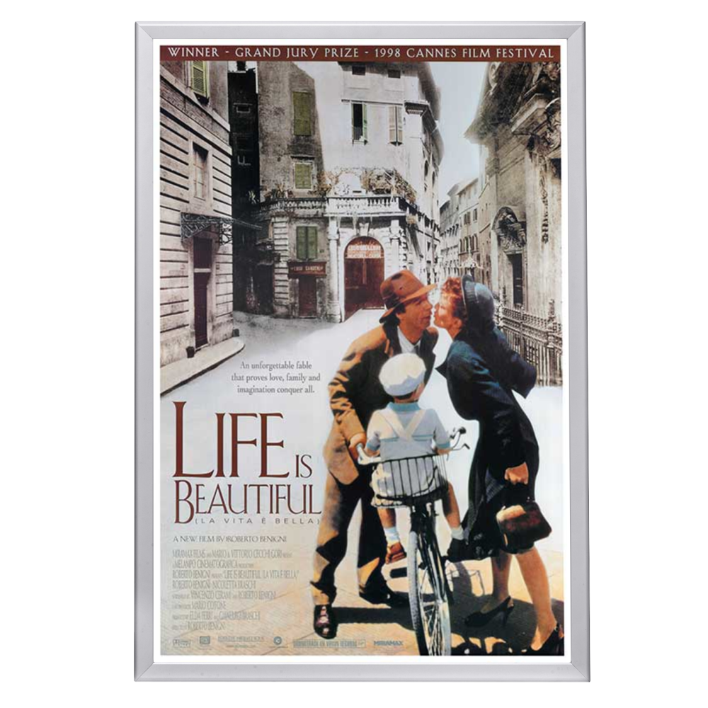 "Life Is Beautiful" (1997) Framed Movie Poster