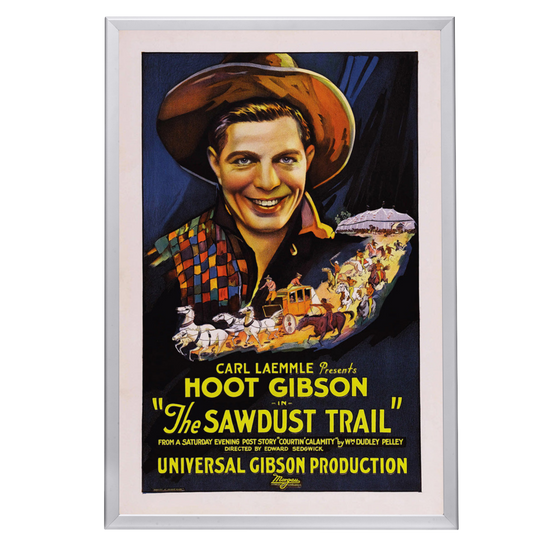 "Sawdust Trail" (1924) Framed Movie Poster