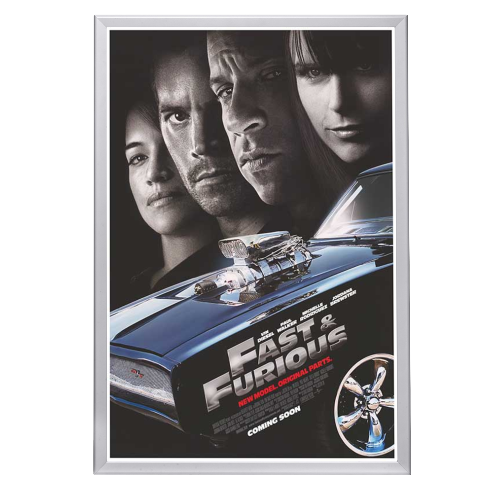 "Fast and Furious" (2009) Framed Movie Poster
