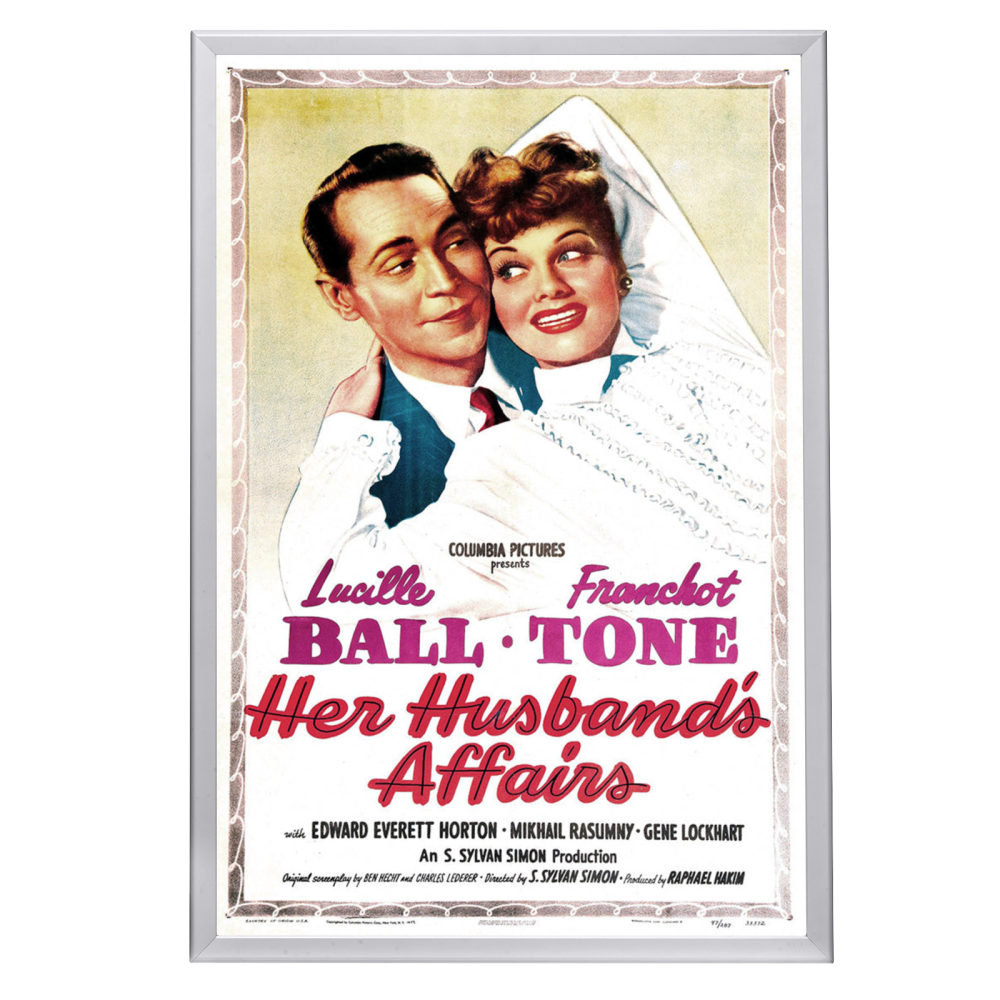 "Her Husband's Affairs" (1947) Framed Movie Poster