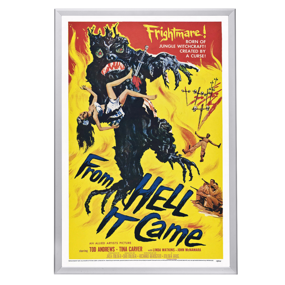 "From Hell It Came" (1957) Framed Movie Poster