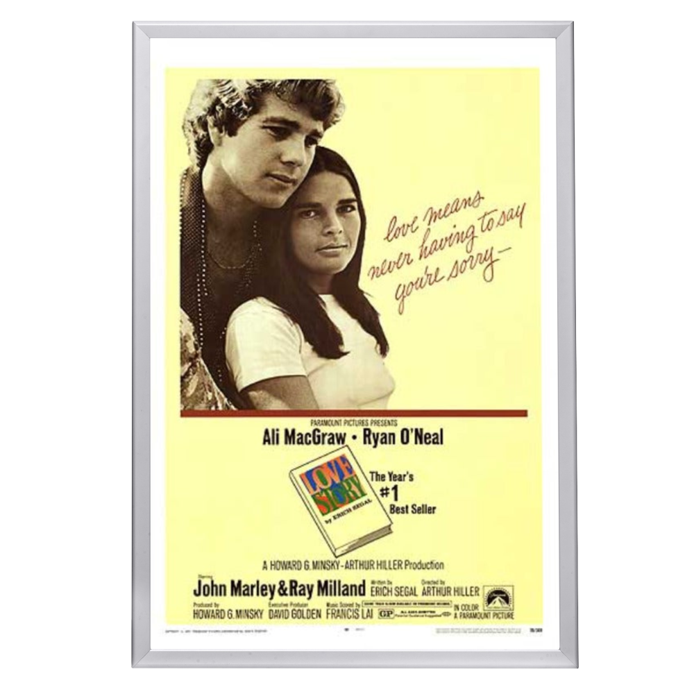 "Love Story" (1970) Framed Movie Poster