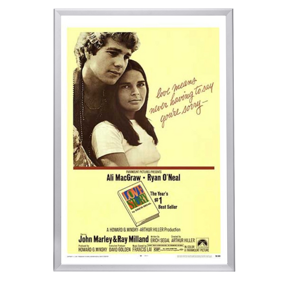 "Love Story" (1970) Framed Movie Poster