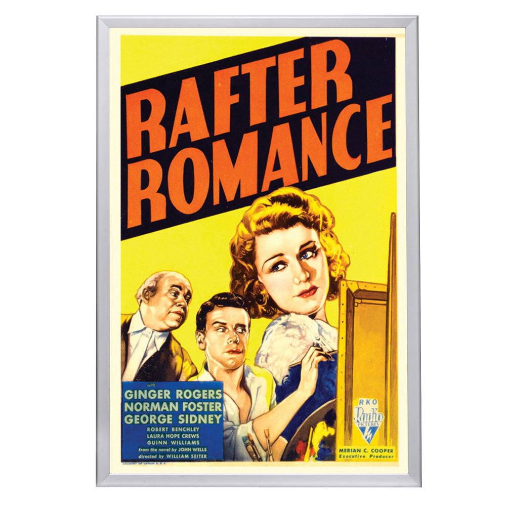 "Rafter Romance" (1933) Framed Movie Poster