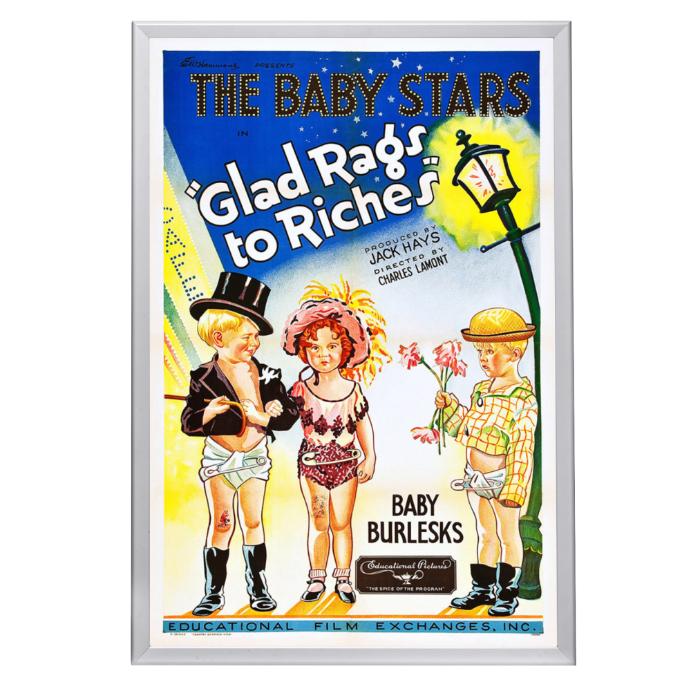 "Glad Rags To Riches" (1932) Framed Movie Poster