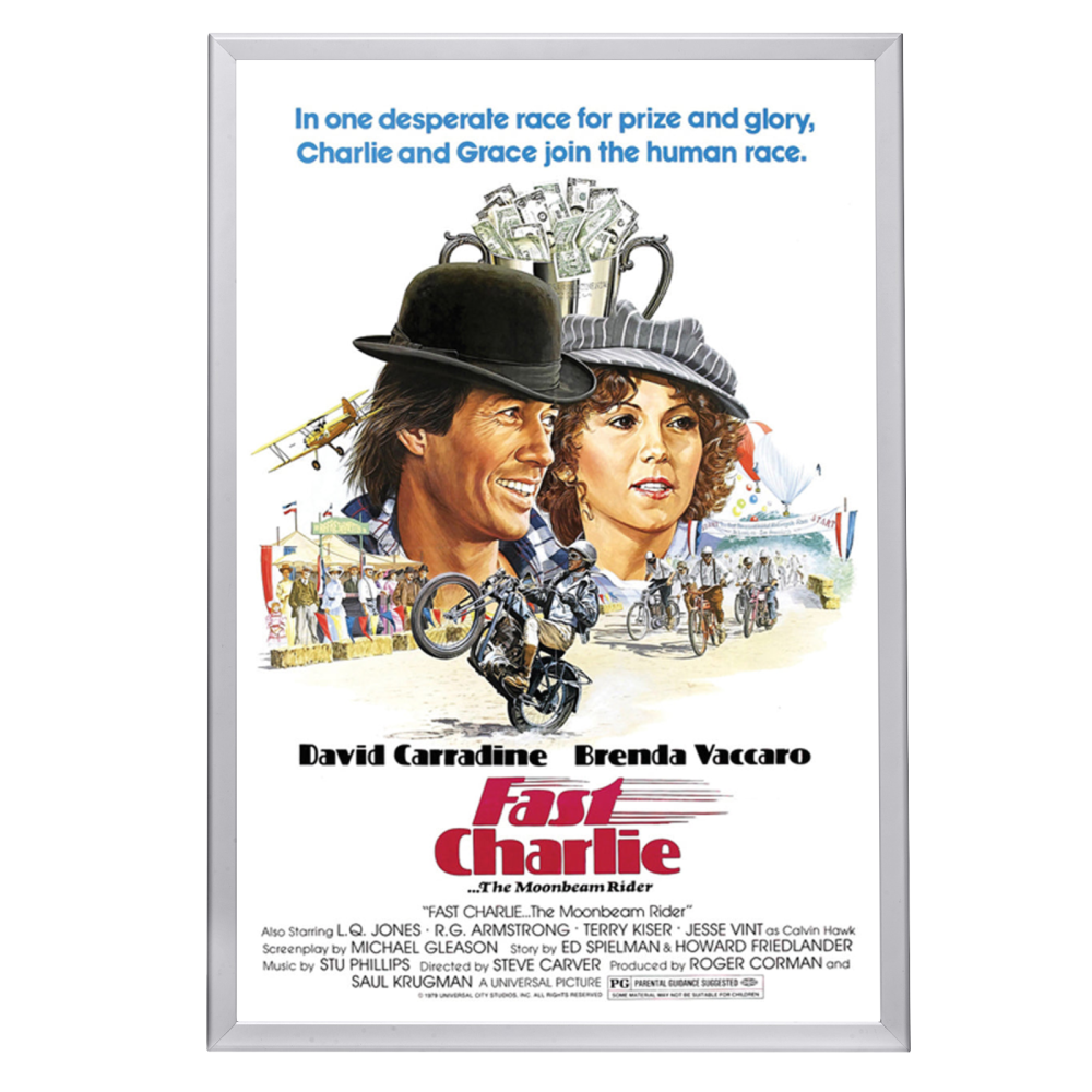 "Fast Charlie...The Moonbeam Rider" (1979) Framed Movie Poster