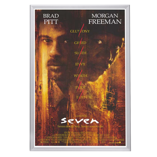 "Seven" (1995) Framed Movie Poster