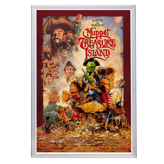 "Muppet Treasure Island" (1996) Framed Movie Poster