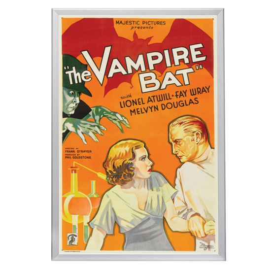 "Vampire Bat" (1933) Framed Movie Poster