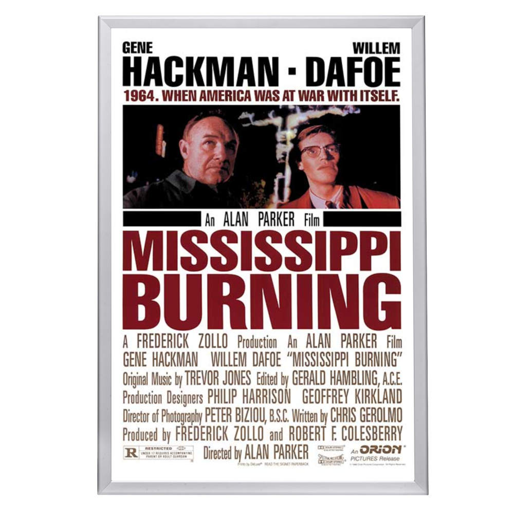 "Mississippi Burning" (1988) Framed Movie Poster