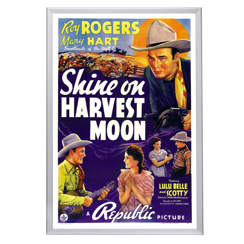 "Shine On, Harvest Moon" (1938) Framed Movie Poster