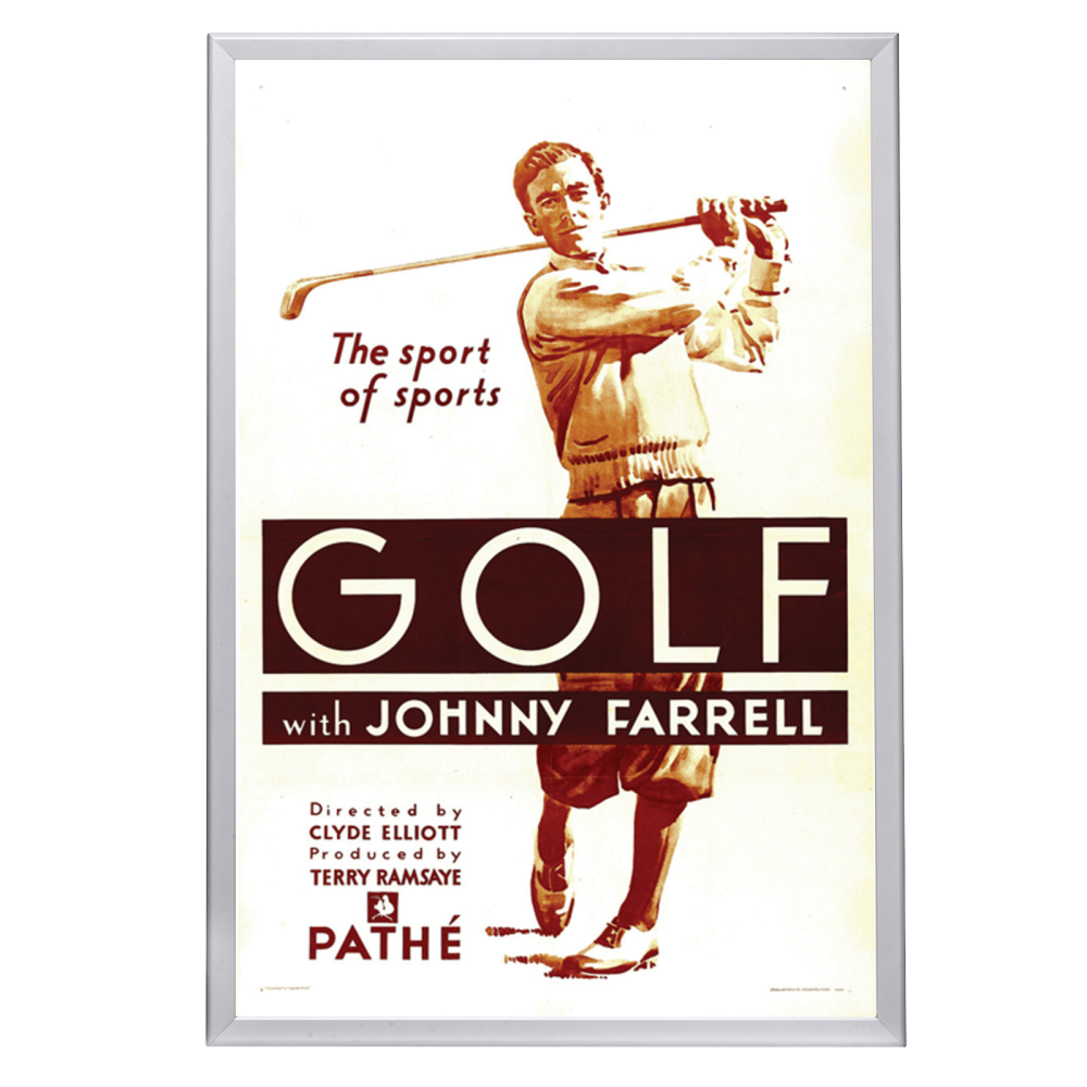 "Golf" (1930) Framed Movie Poster