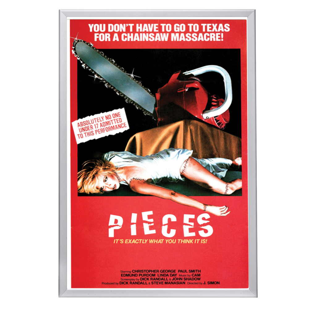"Pieces" (1982) Framed Movie Poster