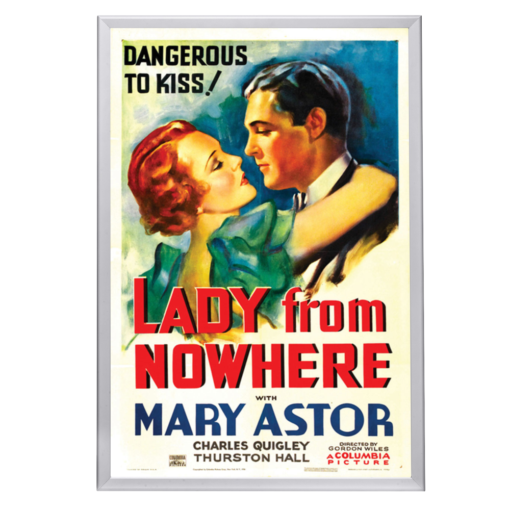 "Lady From Nowhere" (1936) Framed Movie Poster