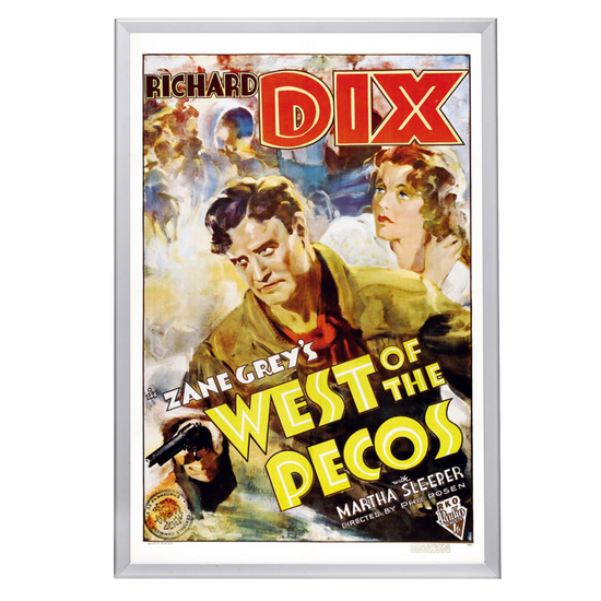 "West Of The Pecos" (1934) Framed Movie Poster