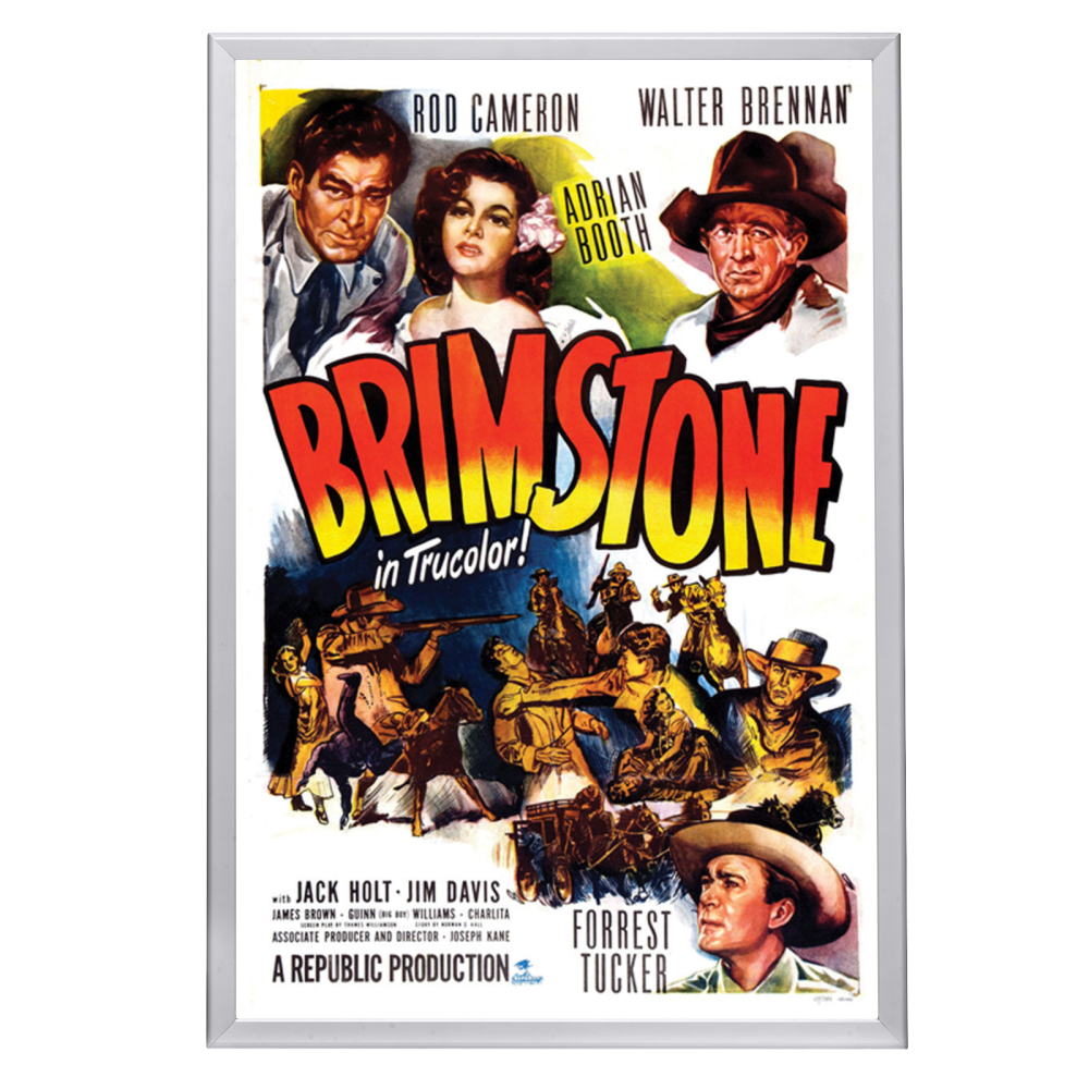 "Brimstone" (1949) Framed Movie Poster