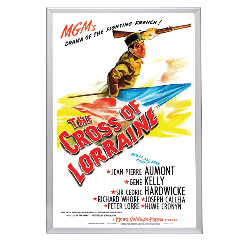 "Cross Of Lorraine" (1943) Framed Movie Poster