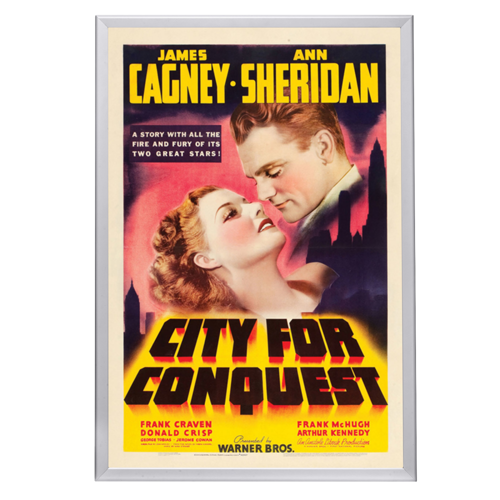 "City For Conquest" (1940) Framed Movie Poster