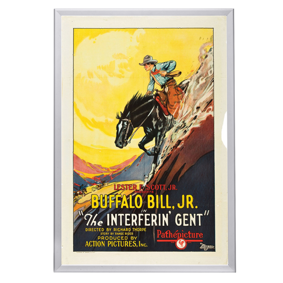 "Interferin' Gent" (1927) Framed Movie Poster