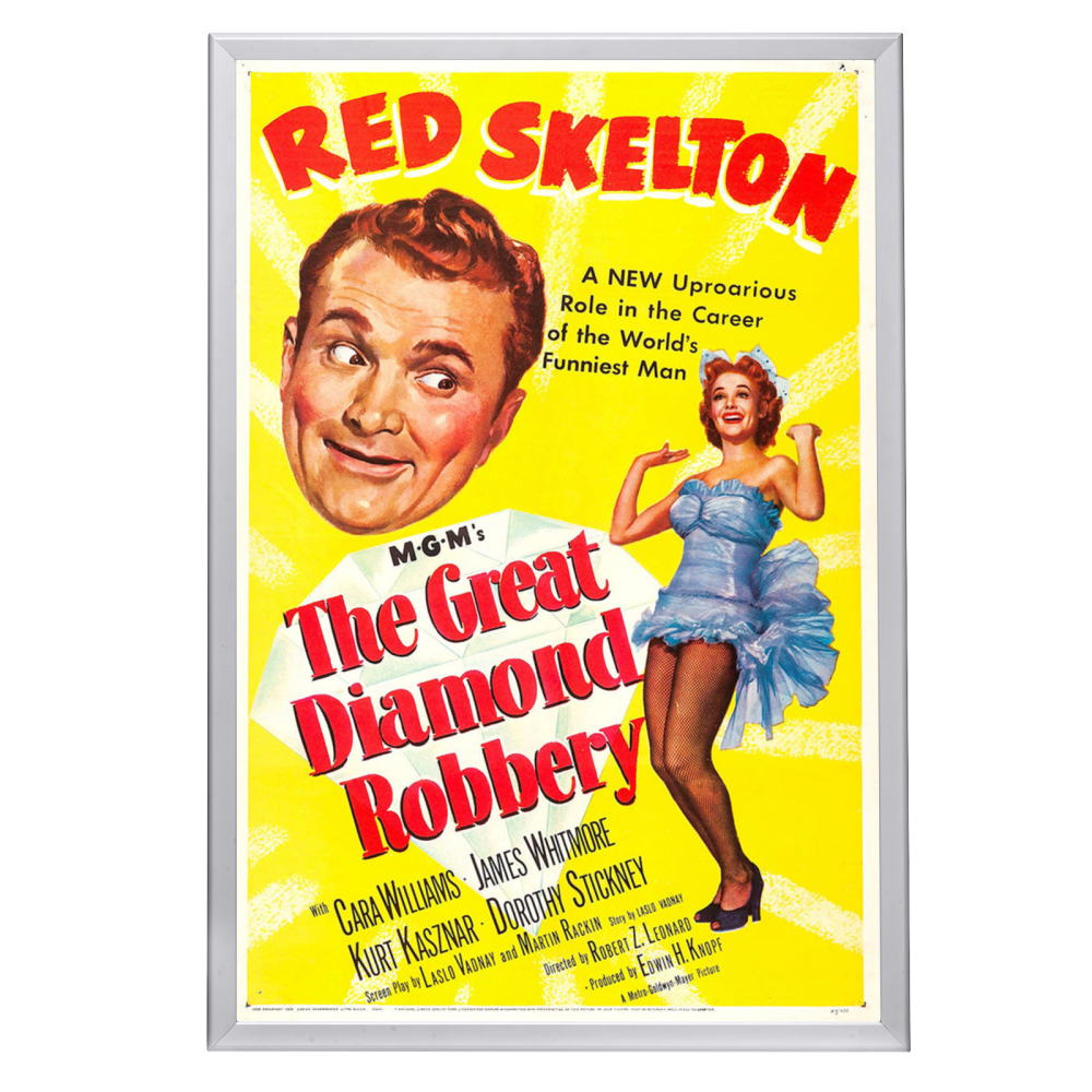 "Great Diamond Robbery" (1954) Framed Movie Poster