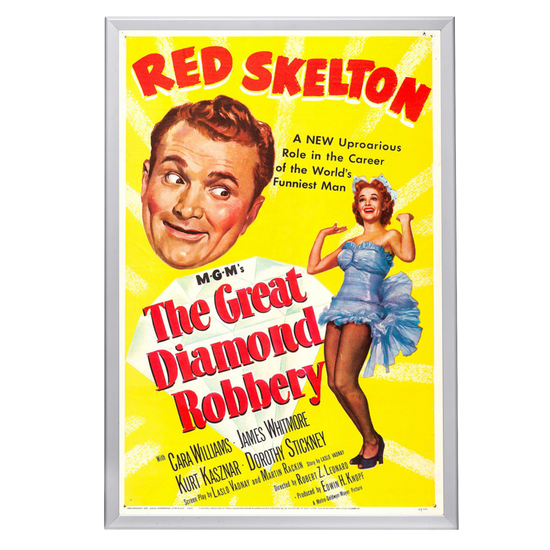 "Great Diamond Robbery" (1954) Framed Movie Poster