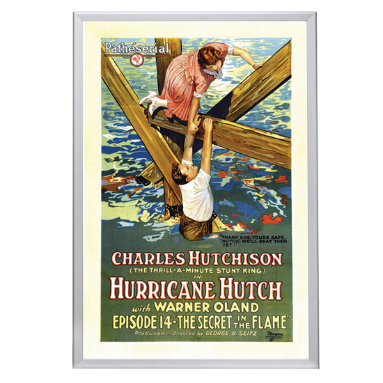 "Hurricane Hutch" (1921) Framed Movie Poster