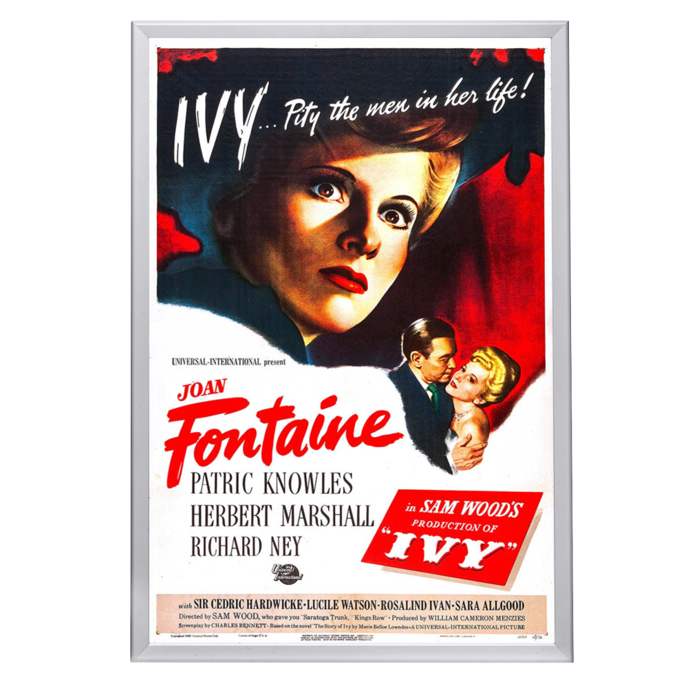 "Ivy" (1947) Framed Movie Poster