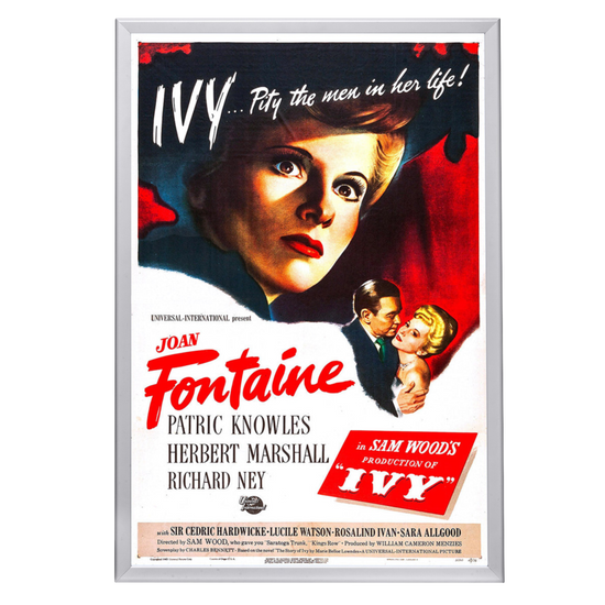 "Ivy" (1947) Framed Movie Poster