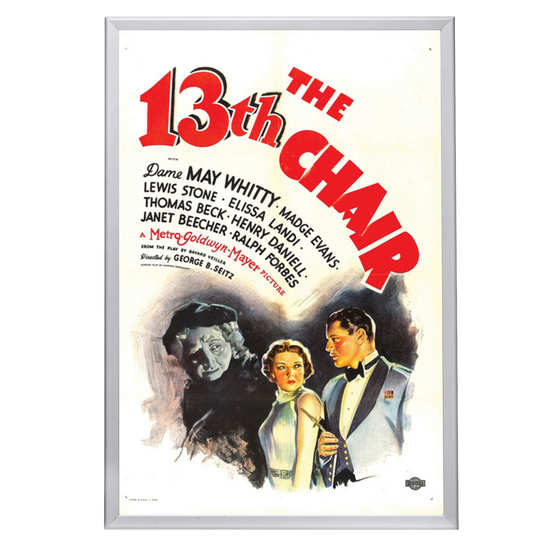 "Thirteenth Chair" (1937) Framed Movie Poster