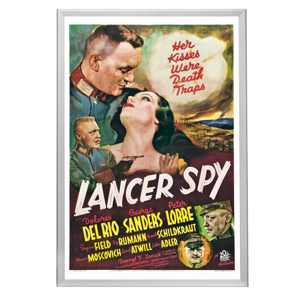 "Lancer Spy" (1937) Framed Movie Poster