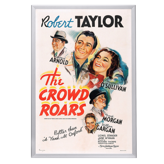 "Crowd Roars" (1932) Framed Movie Poster