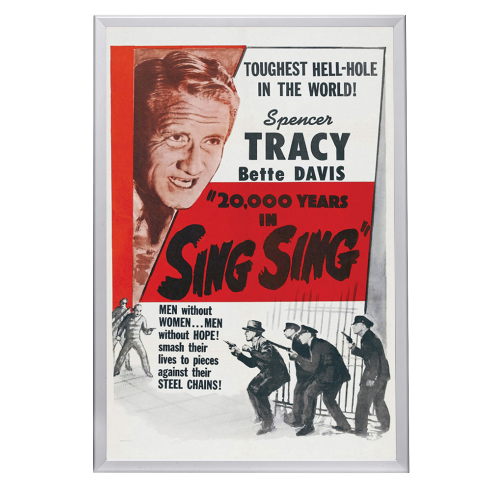 "20,000 Years In Sing Sing" (1932) Framed Movie Poster