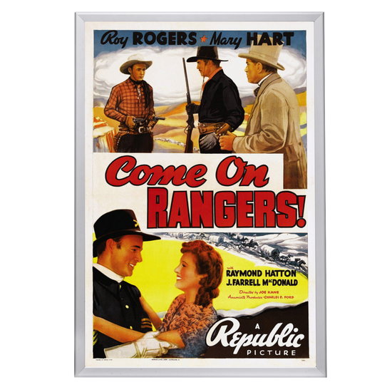 "Come On, Rangers" (1938) Framed Movie Poster