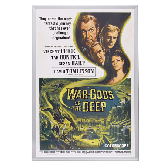 "War-Gods Of The Deep" Framed Movie Poster